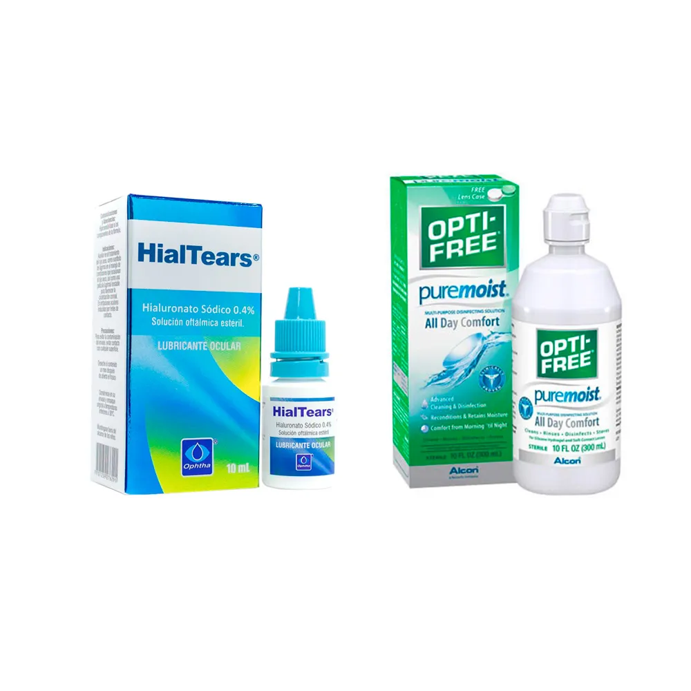 KIT DE GOTAS HIALTERS + OPTIFREE 300ML